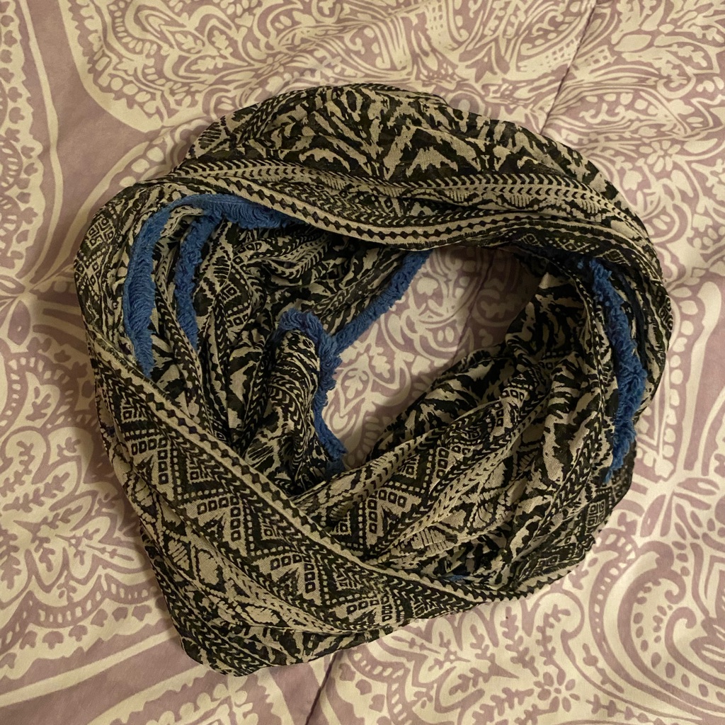 *American Eagle Patterned Infinity Scarf